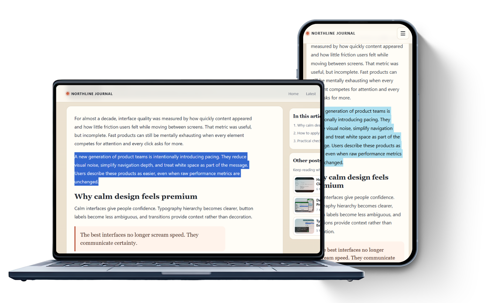 Cross-Device Support visual